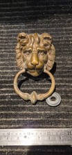 Antique Brass Lion Head Door