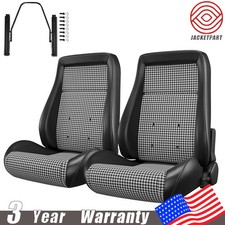 2x Bucket Racing Seats PVC