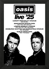Oasis Live '25 Tour Poster