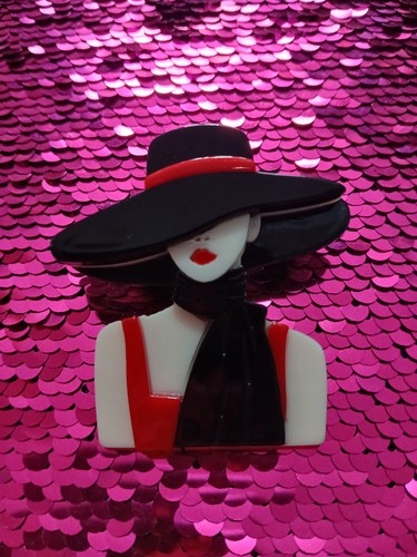 Vintage style ladies head - style,