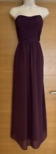Marks & Spencer Blackcurrant Ladies Bandeau Fit & Flare Maxi Dress Size 14 42in
