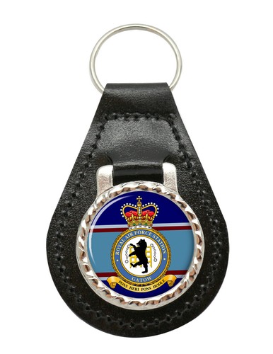 Raf station gatow leather key - leather,