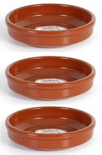 Pack of 3 - 20cm Spanish tapas dishes dinner plates Azofra
