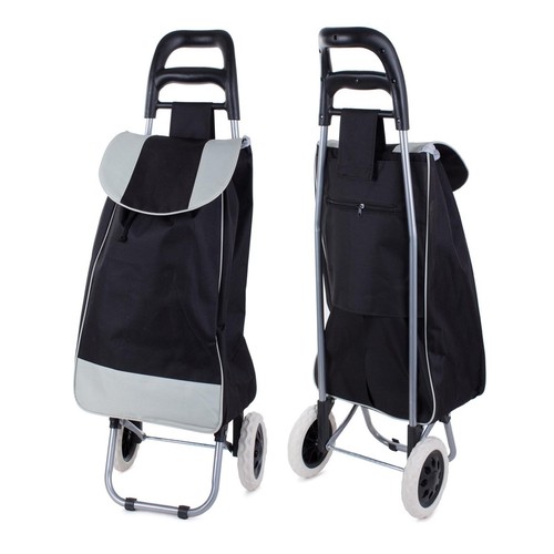 Large folding shopping trolley - folding,