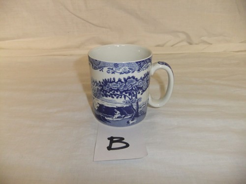 Spode italian blue pottery - italian,