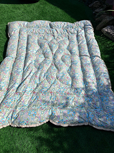 Vintage paisley feather - , double