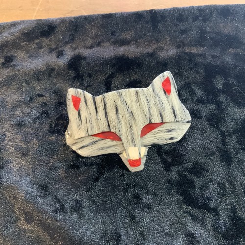 Lea stein brooch fox - lea, head