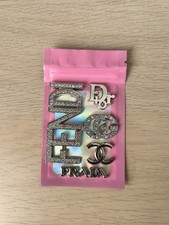 5x Silver Metal Craft Charm