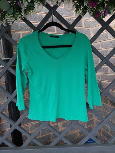 Marks spencer green top with - &,