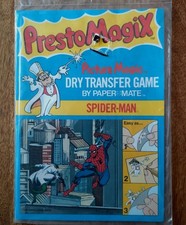 Spider-Man Rub down transfers by Presto Magix/Paper Mate: Rare/Vintage