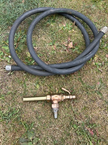 Brass vintage bowser - brass, petrol