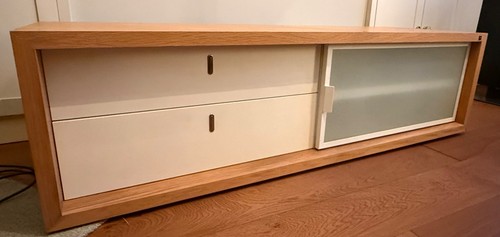 Hulsta oak and white - , tv/media