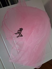 Fancy Dress Pink Scarf with Poodle Dog