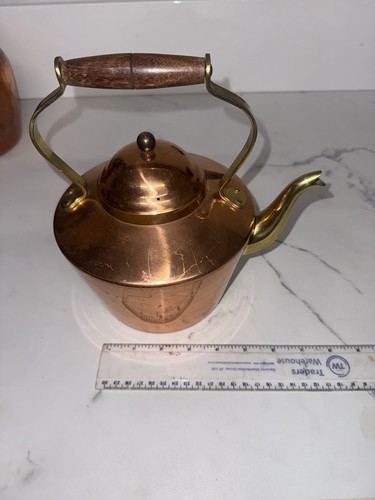 Vintage copper kettle - kettle, teapot