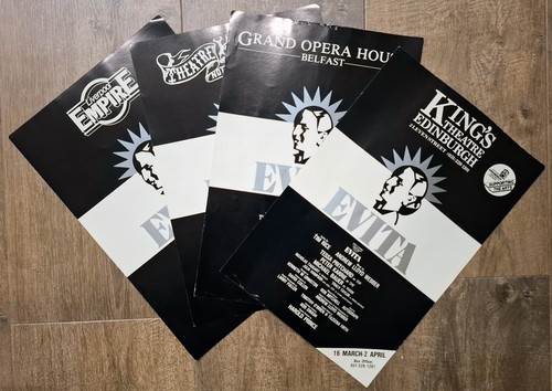 Evita 1983 tour - uk,