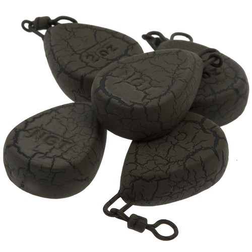 Fishing lead weights flat pear - lead,