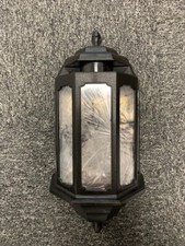 Newlec - Wall Fitting Half Lantern Outdoor 60w Black - NLHLB