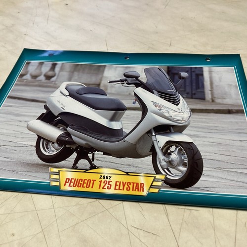 Peugeot scooter 125 elystar - peugeot,