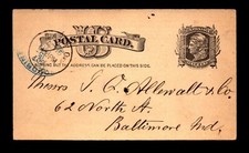 1883 Woodbine RPO Card
