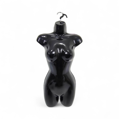 Black glossy female hanging - female,