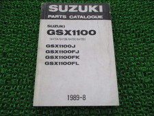 Suzuki GSX1100 Parts List 3rd