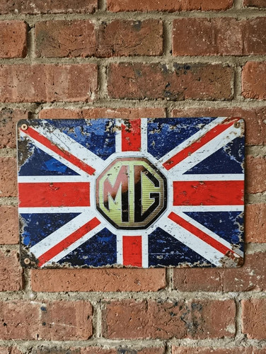 Metal sign british - –,