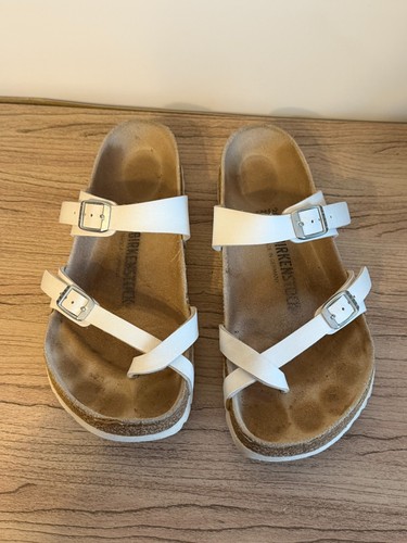 Vgc size white birkenstock - vgc, 6