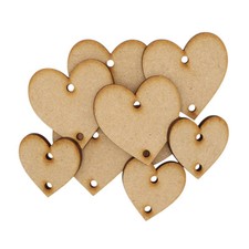 Wooden Heart With Hole S4 MDF