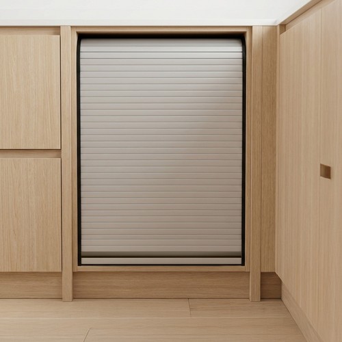 Roller shutter cabinet door - cabinet,