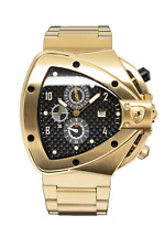 TONINO LAMBORGHINI Gold Tone Stainless Steel Spyder Horizontal Watch