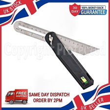ADJUSTABLE JOINERS LEVEL BEVEL SLIDING GAUGE ANGLE FINDER TOOL WOOD MARKING