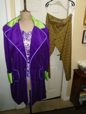 Mad Hatter Costume  mens XL size purple 49 chest