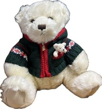 Harrods Large Foot Dated Christmas Bear 2006 Alexander Baby in Pocket Retired