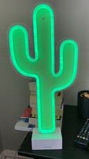 Sunnylife Green Neon Cactus Light Lamp USB Used Good Condition Sunny Life