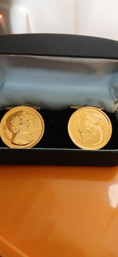 Vintage retro cufflinks - vintage,