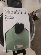 habitat aluminium stockpot 7.5