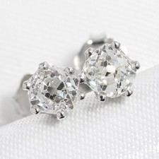 Platinum 0.85ct Old Cut