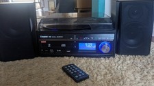 Steepletone Music System Memphis 2 record player/cd/tape/DAB with remote 