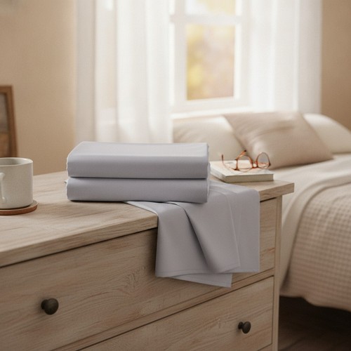 Breathable gray microfiber cot - breathable,