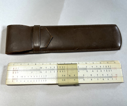 Early pocket slide rule - early,