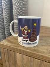 Homer Simpson Christmas Mug The Simpsons ‘Christmas Cheers’ Beer 2003 Fox