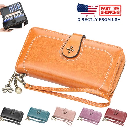 Women leather clutch - women's,