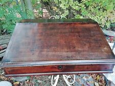Huge Antique Georgian 10 Drawer Writing Slope Bank Clerks Shop Architect