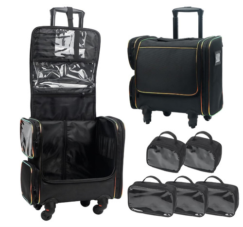 Rolling makeup case - makeup,