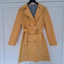Boden Yellow Trench Coat Mac