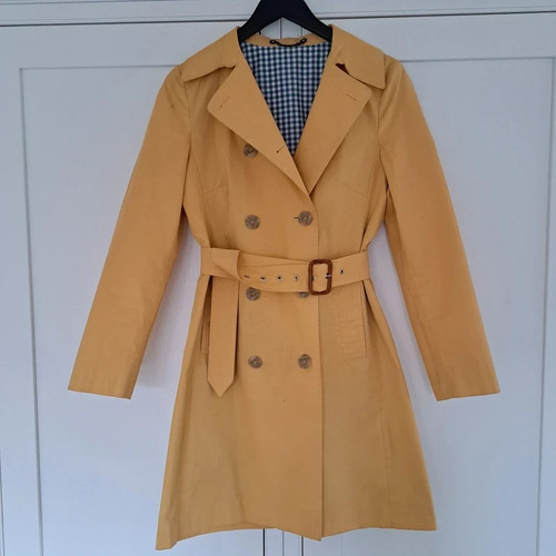 Boden yellow trench coat mac - boden,