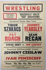 Small Wrestling Poster - 1970s