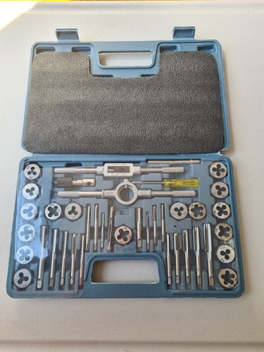 Piece tap and die - and, set