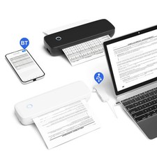 BLACK A4 printer Thermal Printer BT USB Connection 203dpi Multifunction