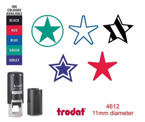 Star loyalty card stamp rubber - loyalty,